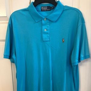 Ralph Lauren Polo Shirt (Blue) Like new!